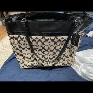Large Coach Tote 18 W x 14 H